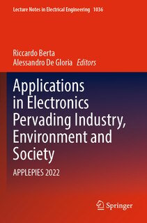 Couverture_Applications in Electronics Pervading Industry, Environment and Society