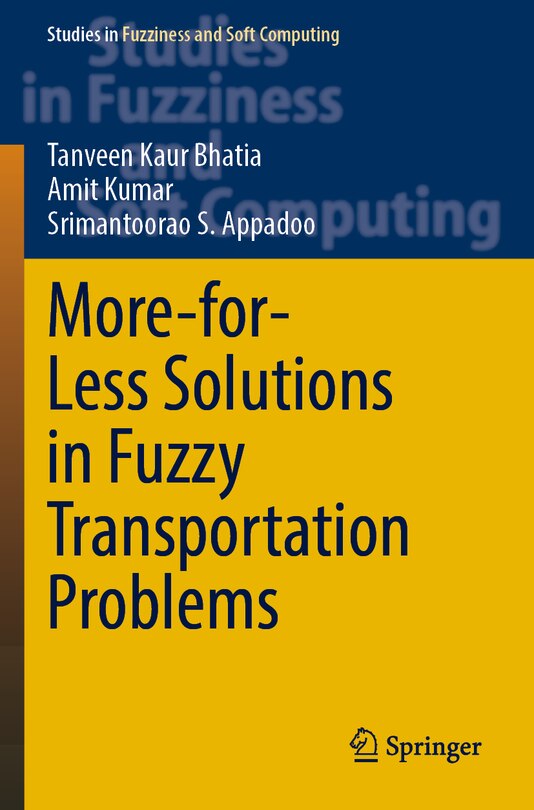 Couverture_More-for-Less Solutions in Fuzzy Transportation Problems
