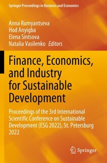 Couverture_Finance, Economics, and Industry for Sustainable Development