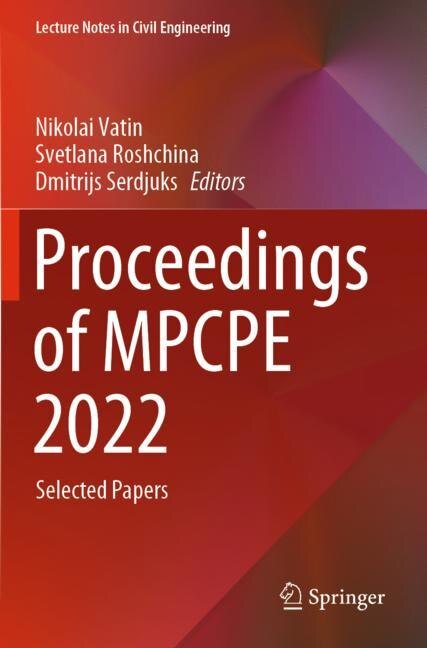 Couverture_Proceedings of Mpcpe 2022