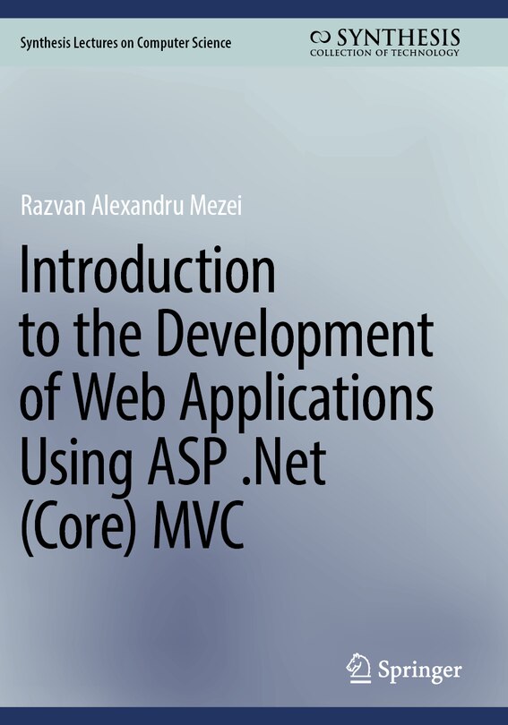 Couverture_Introduction to the Development of Web Applications Using ASP .Net (Core) MVC