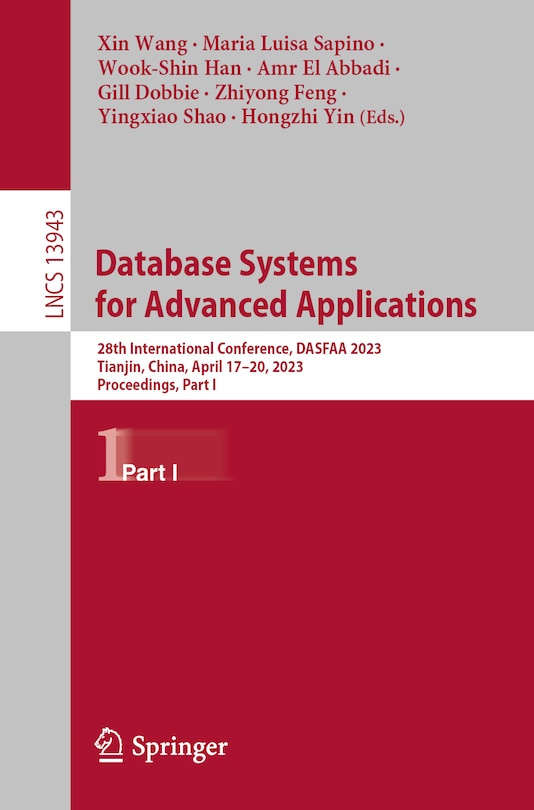 Couverture_Database Systems for Advanced Applications