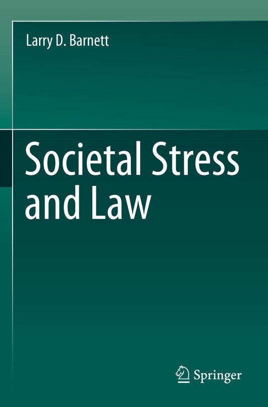 Couverture_Societal Stress and Law