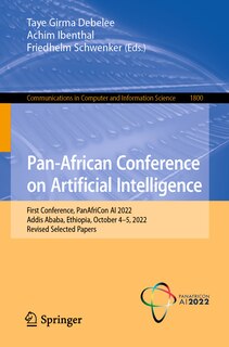 Front cover_Pan-African Conference on Artificial Intelligence