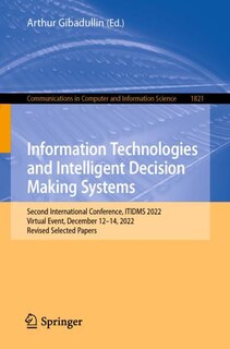 Couverture_Information Technologies and Intelligent Decision Making Systems