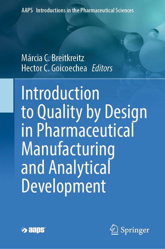 Couverture_Introduction to Quality by Design in Pharmaceutical Manufacturing and Analytical Development
