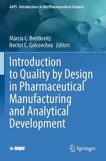 Couverture_Introduction to Quality by Design in Pharmaceutical Manufacturing and Analytical Development