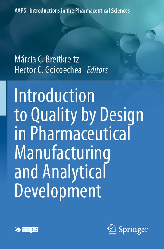 Couverture_Introduction to Quality by Design in Pharmaceutical Manufacturing and Analytical Development