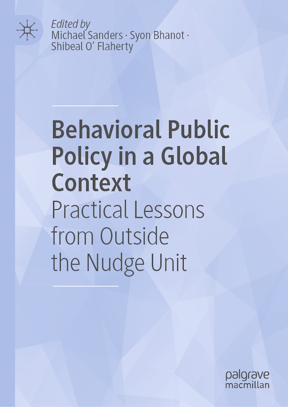Front cover_Behavioral Public Policy in a Global Context