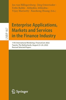 Front cover_Enterprise Applications, Markets and Services in the Finance Industry