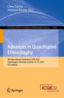 Couverture_Advances in Quantitative Ethnography