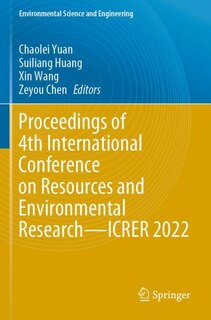 Front cover_Proceedings of 4th International Conference on Resources and Environmental Research-ICRER 2022