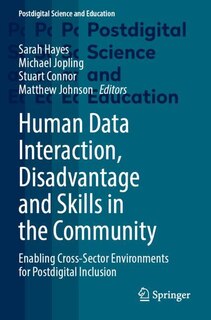 Front cover_Human Data Interaction, Disadvantage and Skills in the Community