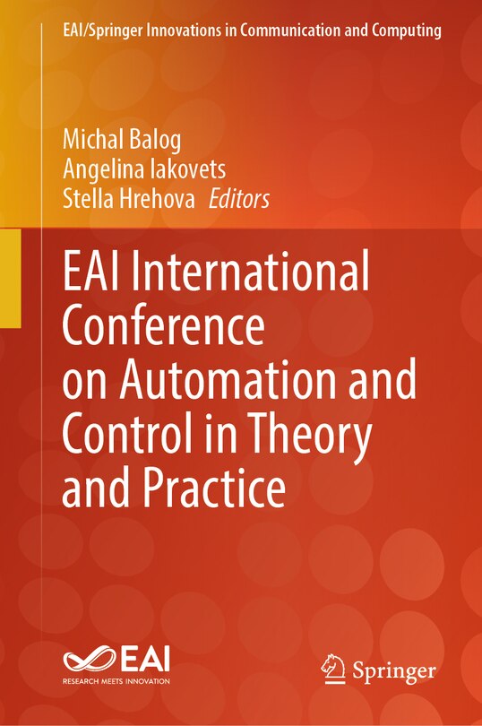 Couverture_EAI International Conference on Automation and Control in Theory and Practice