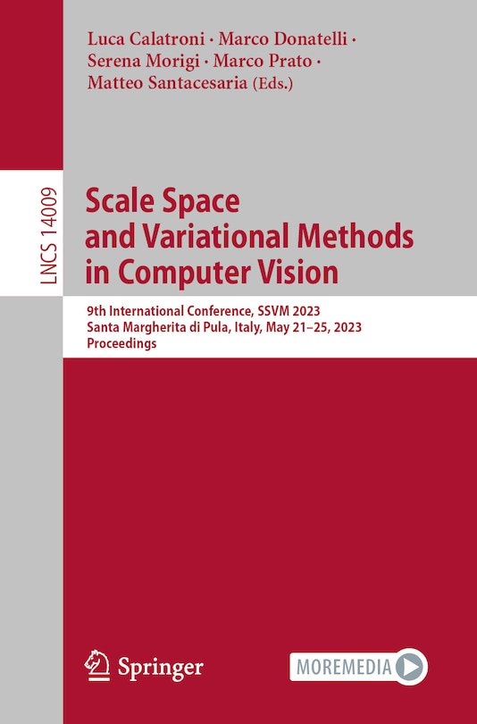 Front cover_Scale Space and Variational Methods in Computer Vision