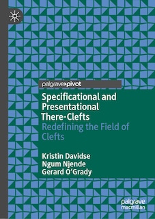 Couverture_Specificational and Presentational there-clefts