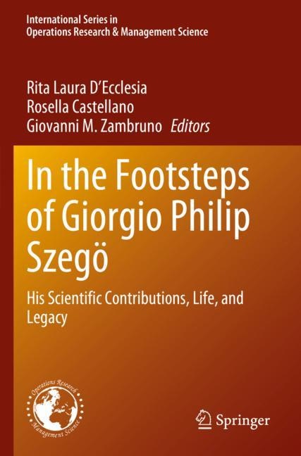 Front cover_In the Footsteps of Giorgio Philip Szego