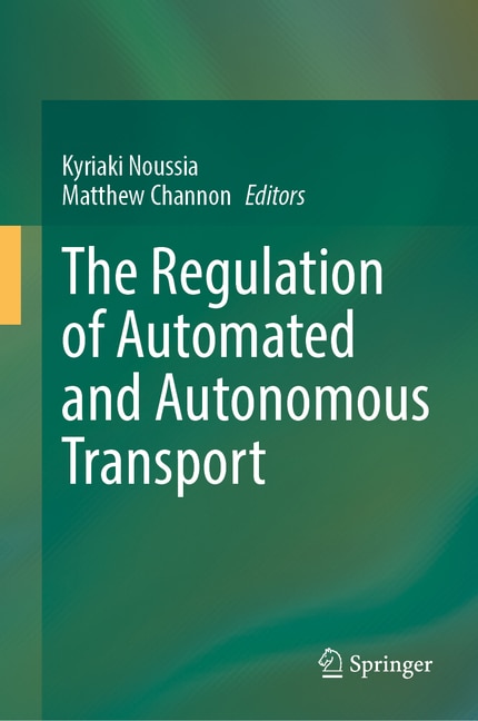 Couverture_The Regulation of Automated and Autonomous Transport