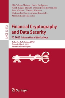 Front cover_Financial Cryptography and Data Security. FC 2022 International Workshops