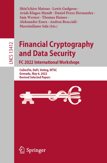 Front cover_Financial Cryptography and Data Security. FC 2022 International Workshops