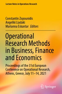 Couverture_Operational Research Methods in Business, Finance and Economics