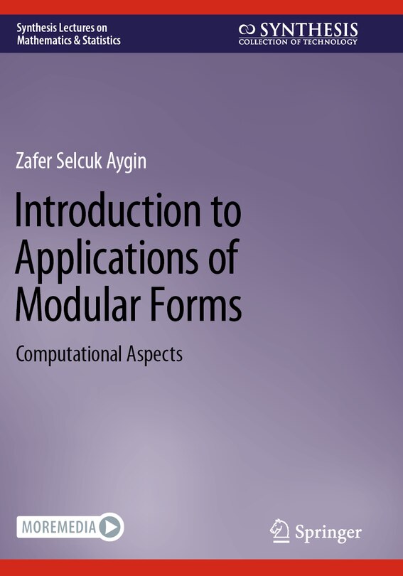 Couverture_Introduction to Applications of Modular Forms