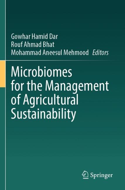 Couverture_Microbiomes for the Management of Agricultural Sustainability