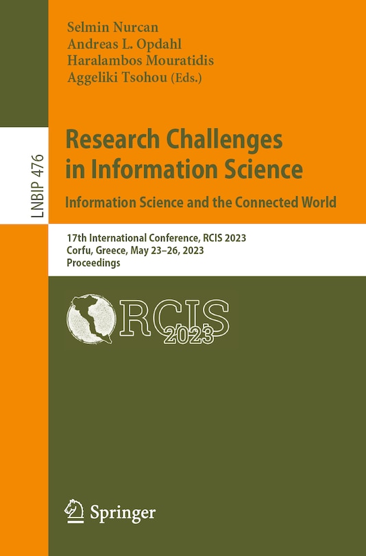 Front cover_Research Challenges in Information Science