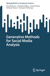 Couverture_Generative Methods for Social Media Analysis