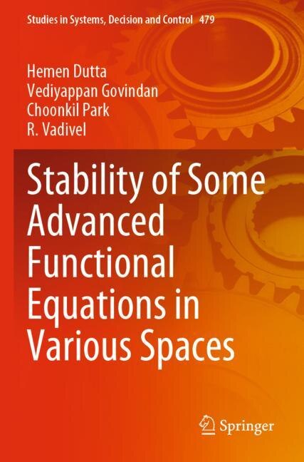 Couverture_Stability of Some Advanced Functional Equations in Various Spaces