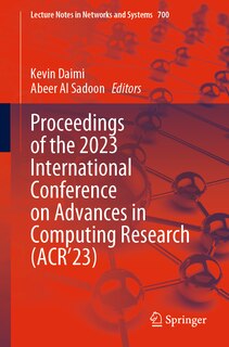 Couverture_Proceedings of the 2023 International Conference on Advances in Computing Research (ACR'23