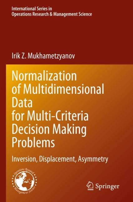 Front cover_Normalization of Multidimensional Data for Multi-Criteria Decision Making Problems