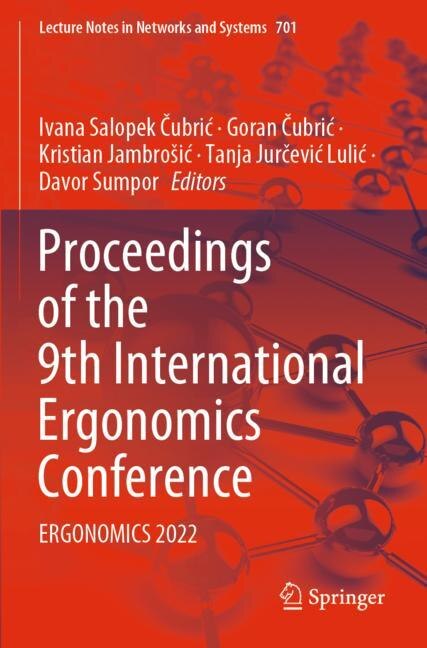 Couverture_Proceedings of the 9th International Ergonomics Conference