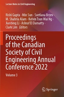 Front cover_Proceedings of the Canadian Society of Civil Engineering Annual Conference 2022