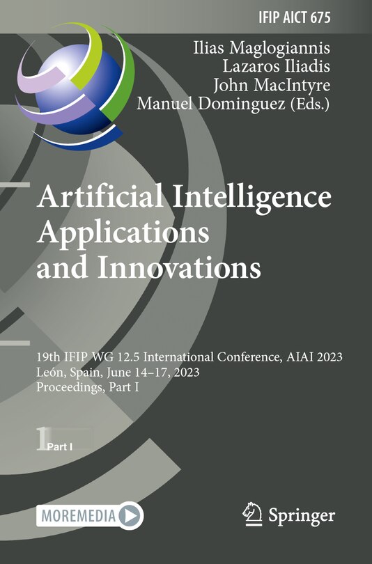 Front cover_Artificial Intelligence Applications and Innovations