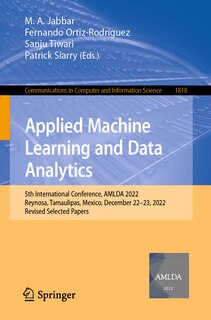 Couverture_Applied Machine Learning and Data Analytics