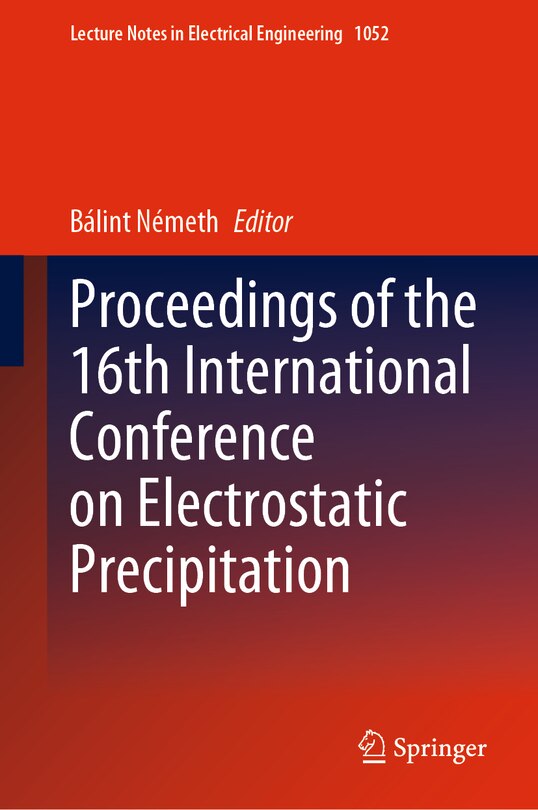 Couverture_Proceedings of the 16th International Conference on Electrostatic Precipitation