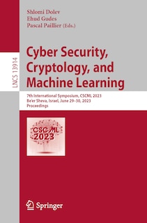 Couverture_Cyber Security, Cryptology, and Machine Learning