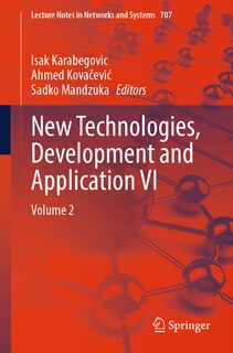 Front cover_New Technologies, Development and Application VI