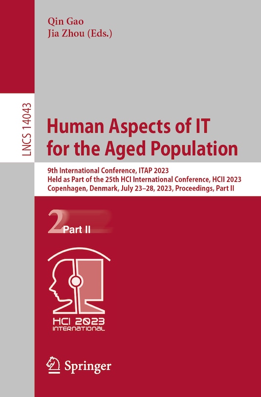 Front cover_Human Aspects of IT for the Aged Population