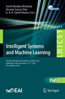 Couverture_Intelligent Systems and Machine Learning