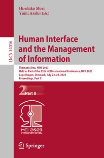 Couverture_Human Interface and the Management of Information