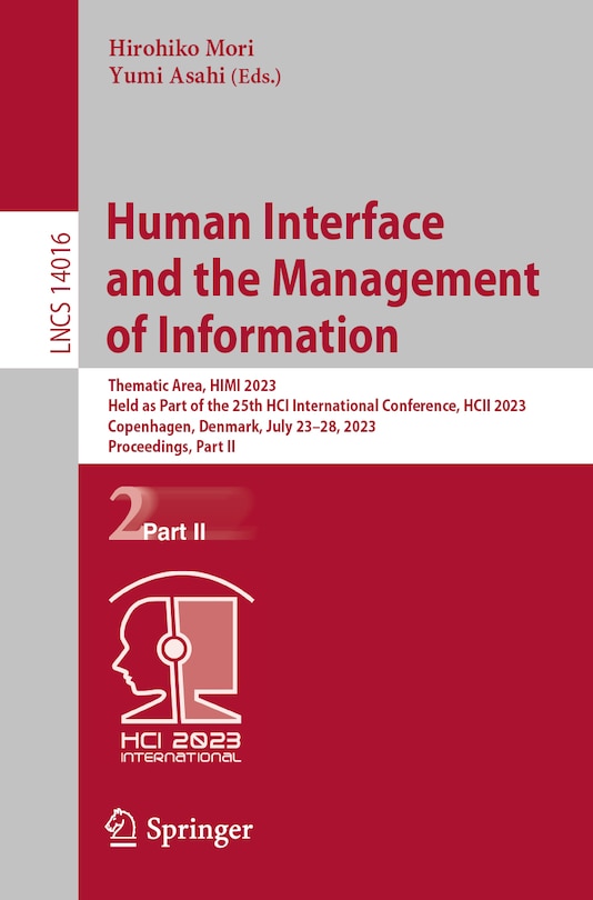 Couverture_Human Interface and the Management of Information