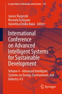 Front cover_International Conference on Advanced Intelligent Systems for Sustainable Development