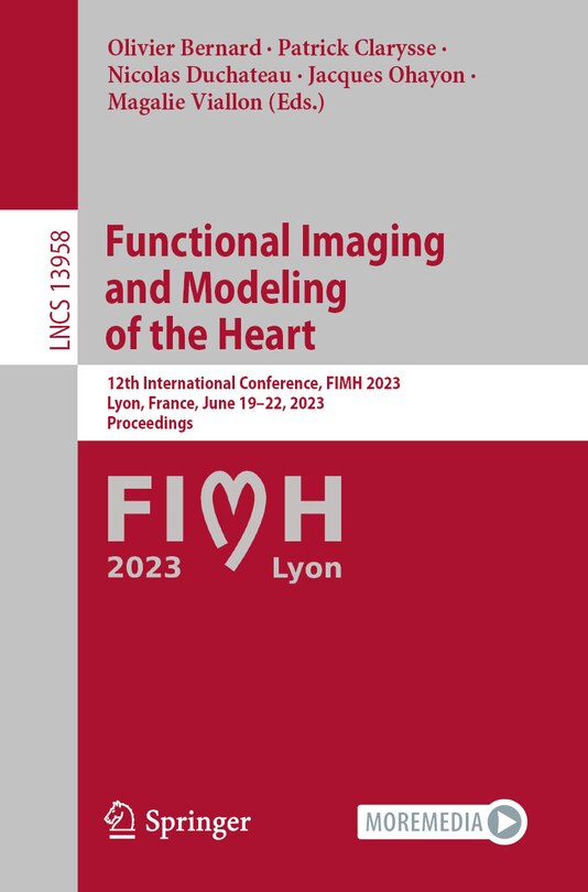 Front cover_Functional Imaging and Modeling of the Heart
