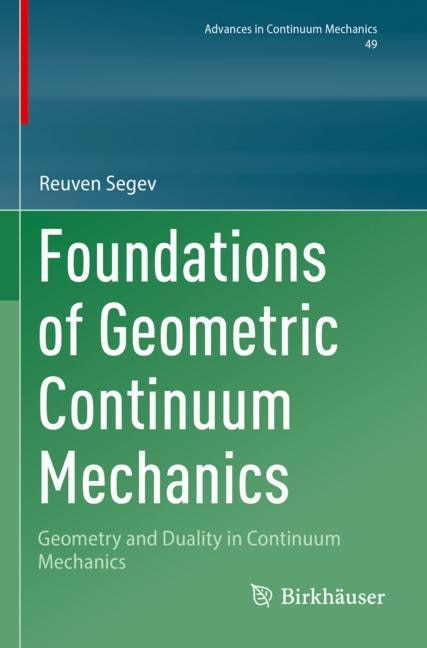 Front cover_Foundations of Geometric Continuum Mechanics