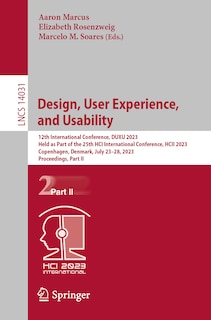 Front cover_Design, User Experience, and Usability