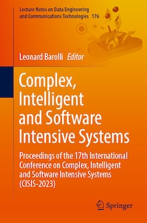 Couverture_Complex, Intelligent and Software Intensive Systems