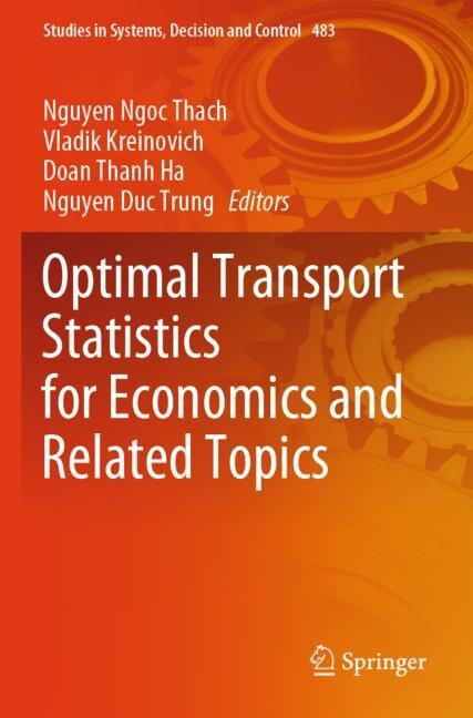 Front cover_Optimal Transport Statistics for Economics and Related Topics