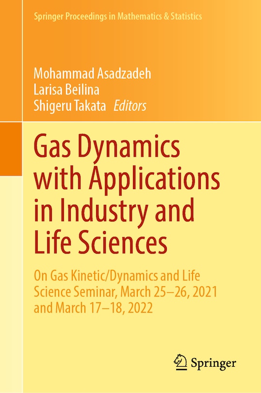 Couverture_Gas Dynamics with Applications in Industry and Life Sciences